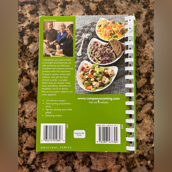 Company’s Coming Meal Salads cookbook Jean Pare dinner lunch vegetarian - Picture 2 of 9